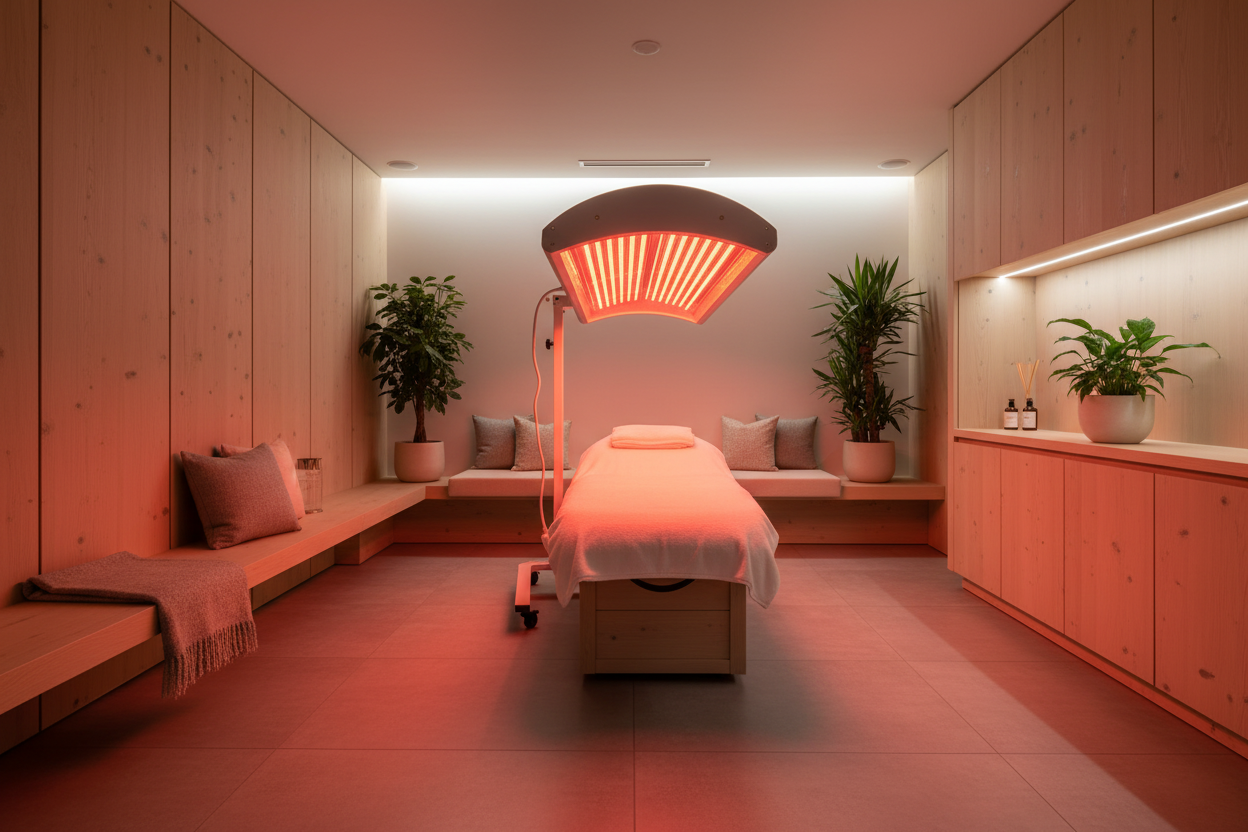 VitalNordics Overhead Red Light Therapy Panel in Spa